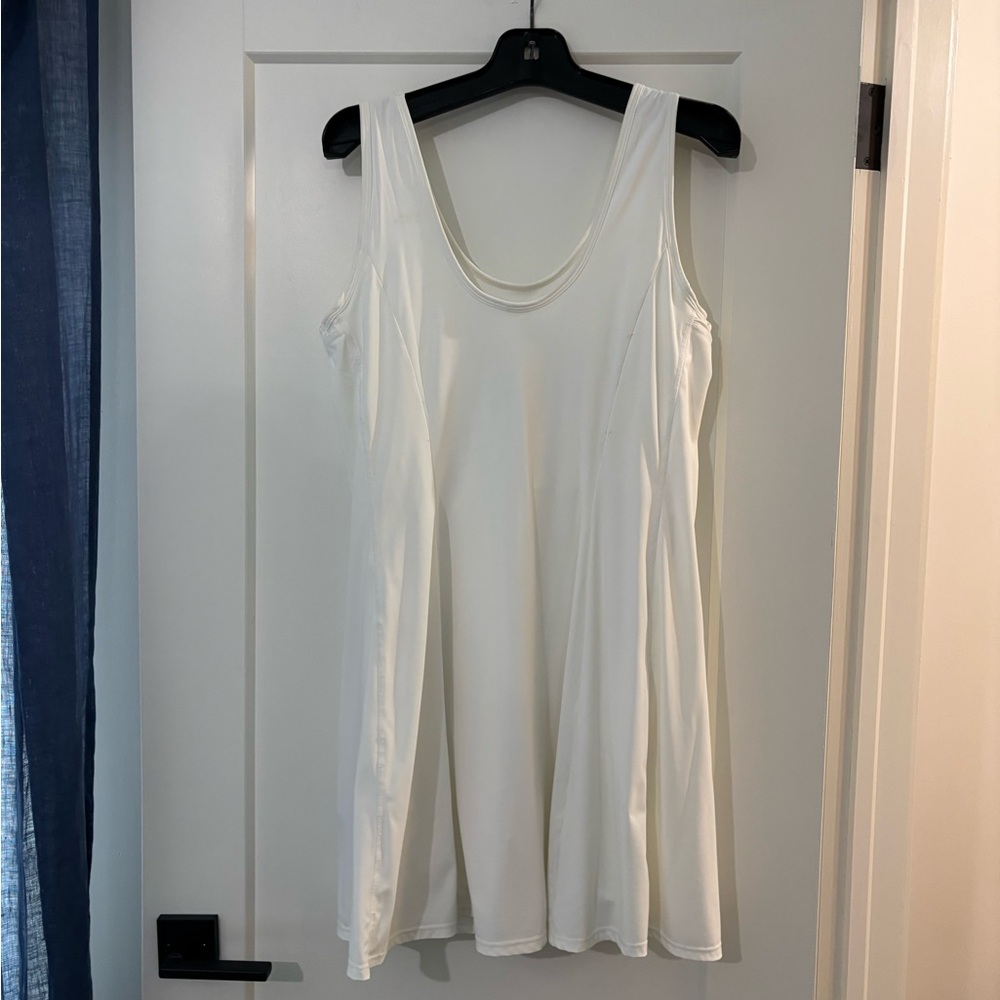 Lole White Sleeveless Romper Dress